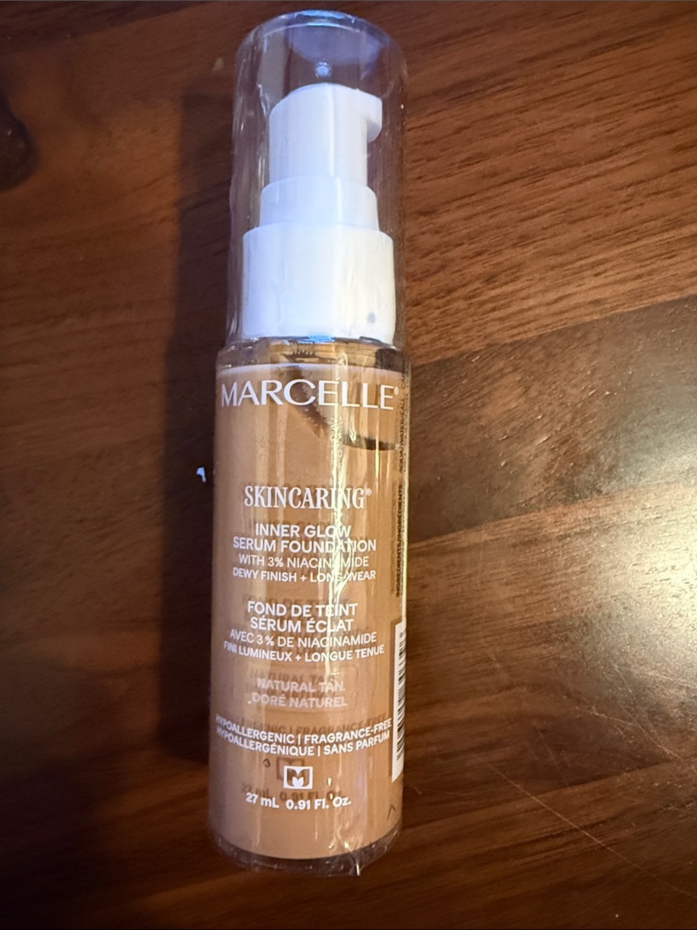 Marcelle Skincaring Inner Glow Serum Foundation — Natural Tan new